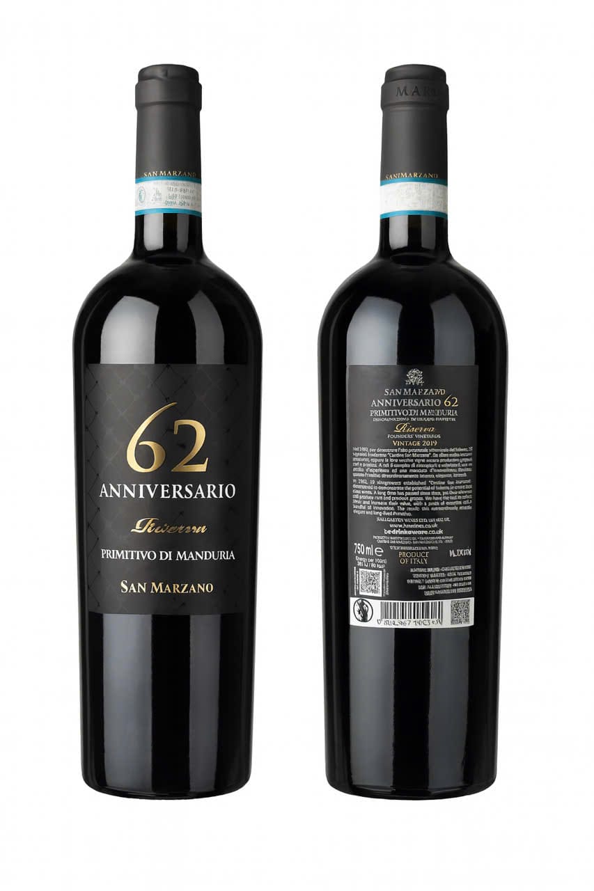 Vang Ý 62 Anniversario Primitivo Chính Hãng | Giá Tốt