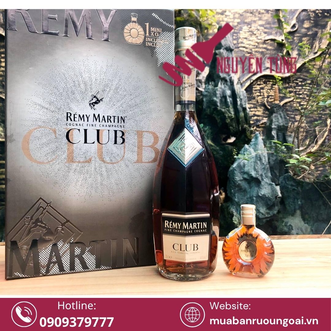 Rémy Martin Club là một trong những dòng cognac độc đáo và có dấu ấn riêng biệt nhất của nhà Rémy Martin – thương hiệu rượu cognac lừng danh nước Pháp.