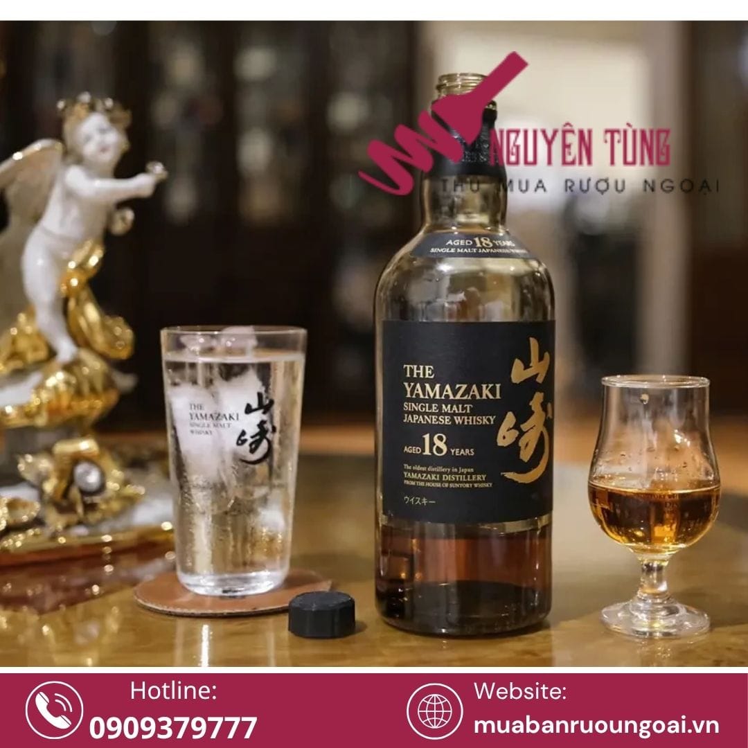 Yamazaki 18 năm là một trong những dòng rượu Single Malt danh tiếng nhất đến từ Nhật Bản, sản xuất bởi Suntory, thương hiệu rượu lâu đời hàng đầu châu Á