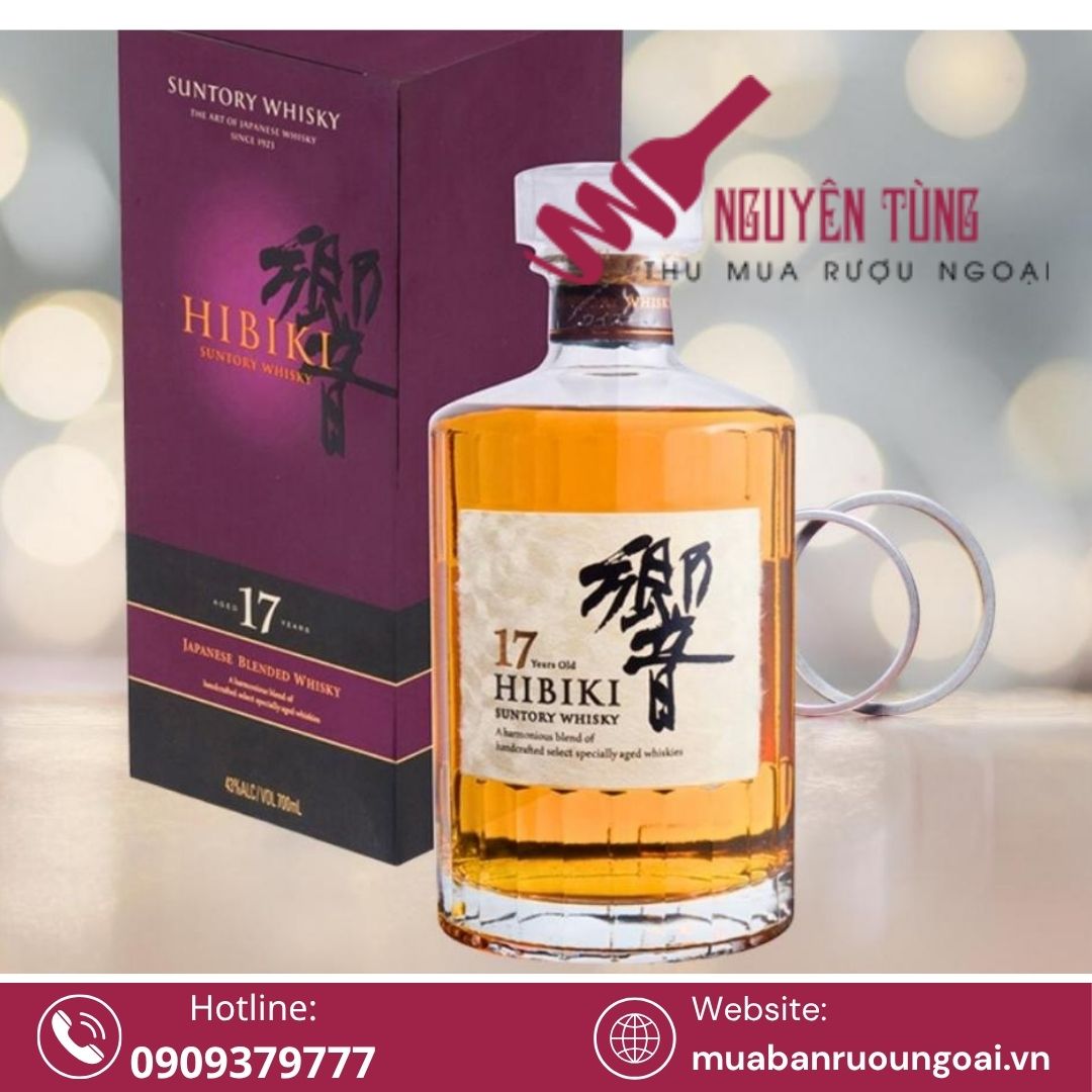 Hibiki 17 năm là một trong những dòng whisky Nhật Bản quý hiếm và danh giá nhất thế giới.