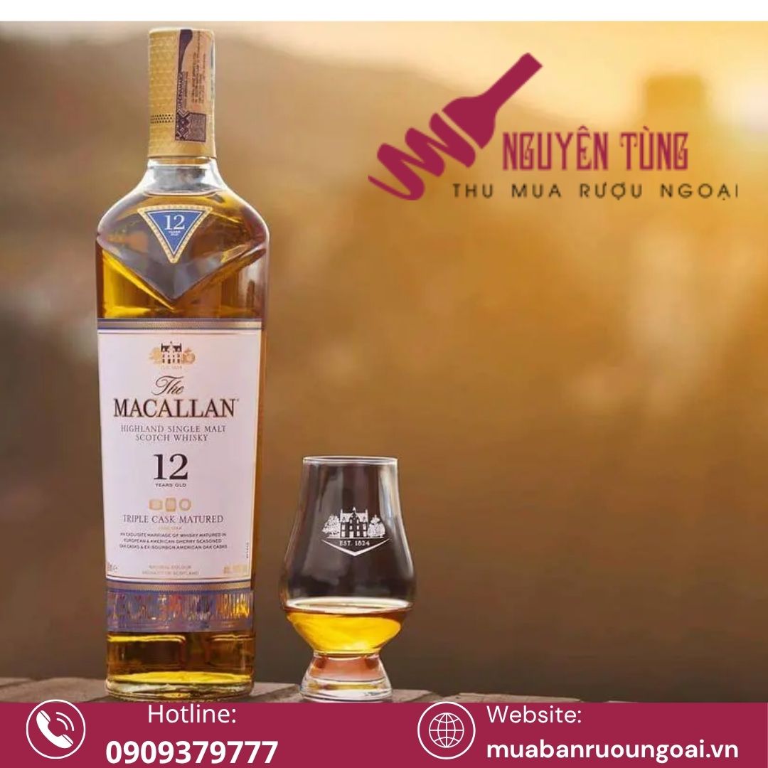 Giá rượu Macallan chính hãng luôn cao hơn các dòng Scotch khác vì nhiều lý do: từ chất lượng nguyên liệu, quy trình ủ, thiết kế sản phẩm, sự hiếm có, đến định vị thương hiệu cao cấp trên toàn cầu.