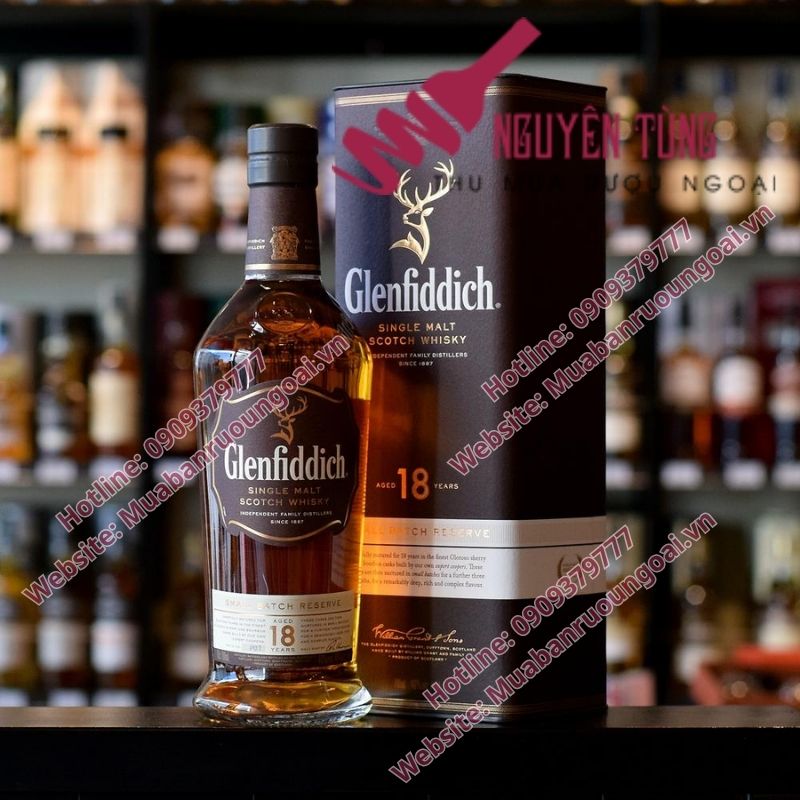 Rượu Glenfiddich là một trong những thương hiệu single malt whisky (rượu mạch nha đơn cất) nổi tiếng và được yêu thích nhất thế giới