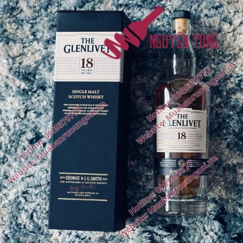 Rượu Glenlivet 18 năm là sự hòa quyện hoàn hảo giữa thời gian, kỹ thuật và tâm huyết của những bậc thầy chưng cất Scotland.