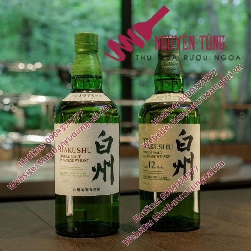 Trong thế giới whisky Nhật Bản, rượu Hakushu 12 năm được mệnh danh là “hơi thở của rừng xanh” – một biểu tượng thanh mát, tinh khiết và đầy quyến rũ.