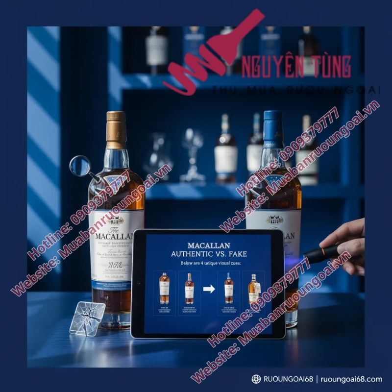 Phân biệt rượu tây chính hãng và hàng xách tay là điều vô cùng quan trọng